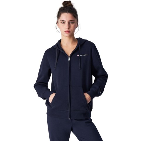 Bluza damska Champion Full Zip Hoodie granatowa 117531 BS501 L Champion