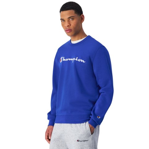 Bluza męska Champion Crewneck Sweatshirt niebieska 220254 BS008 M Champion