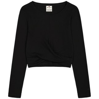 Koszulka damska Champion Crewneck Croptop czarna 117435 KK001 S Champion