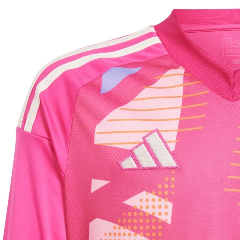 Koszulka bramkarska dla dzieci adidas Tiro 24 Competition różowa IS5337 128cm Adidas teamwear