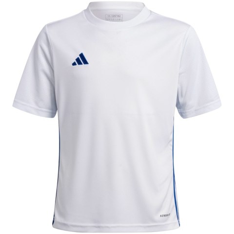 Koszulka dla dzieci adidas Tabela 23 Jersey biało-niebieska JJ1154 140cm Adidas teamwear