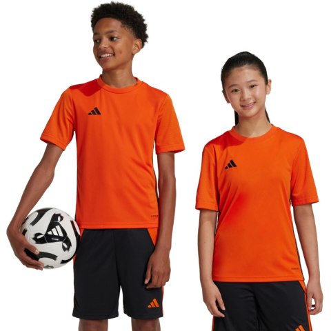 Koszulka dla dzieci adidas Tabela 23 Jersey pomarańczowo-czarna JJ1157 164cm Adidas teamwear