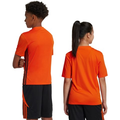 Koszulka dla dzieci adidas Tabela 23 Jersey pomarańczowo-czarna JJ1157 164cm Adidas teamwear