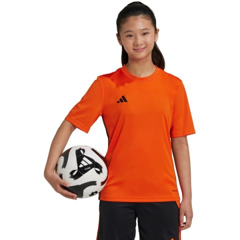 Koszulka dla dzieci adidas Tabela 23 Jersey pomarańczowo-czarna JJ1157 164cm Adidas teamwear