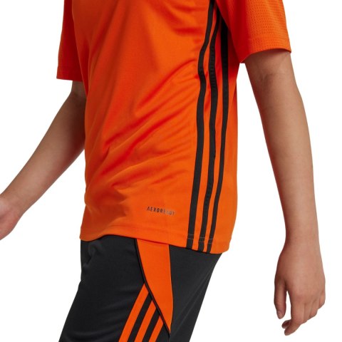 Koszulka dla dzieci adidas Tabela 23 Jersey pomarańczowo-czarna JJ1157 164cm Adidas teamwear