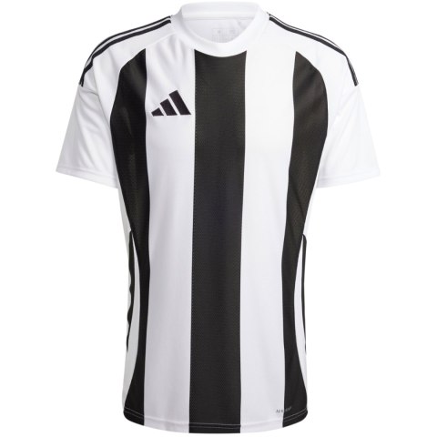 Koszulka męska adidas Striped 24 Jersey biało-czarna IW2143 XL Adidas teamwear
