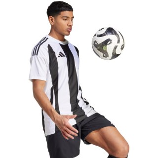 Koszulka męska adidas Striped 24 Jersey biało-czarna IW2143 S Adidas teamwear