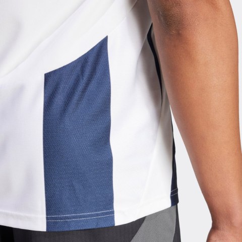 Koszulka męska adidas Striped 24 Jersey biało-niebieska IW4554 2XL Adidas teamwear