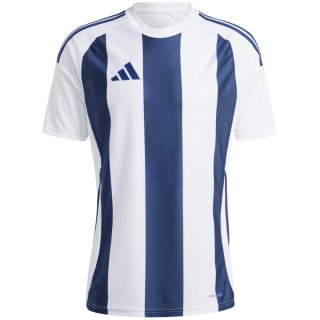 Koszulka męska adidas Striped 24 Jersey biało-niebieska IW4554 L Adidas teamwear