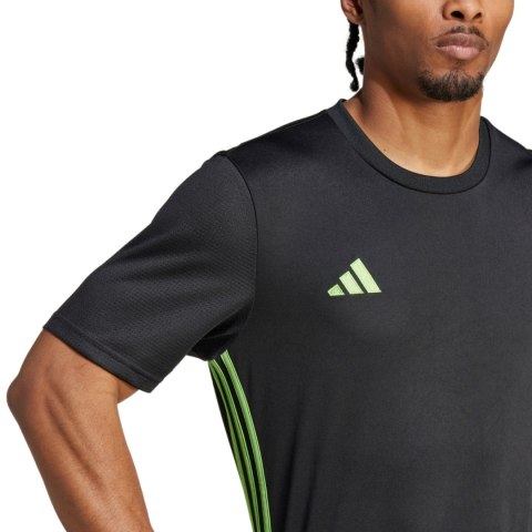 Koszulka męska adidas Tabela 23 Jersey czarno-limonkowa JI8825 XL Adidas teamwear