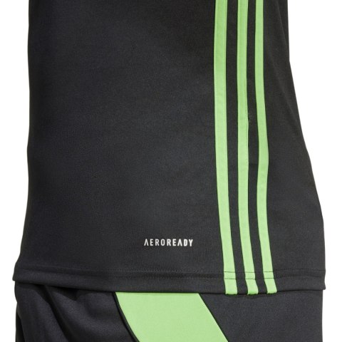 Koszulka męska adidas Tabela 23 Jersey czarno-limonkowa JI8825 XL Adidas teamwear