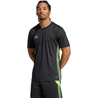 Koszulka męska adidas Tabela 23 Jersey czarno-limonkowa JI8825 M Adidas teamwear