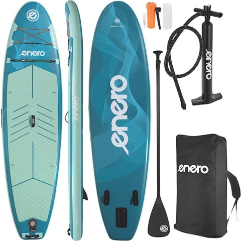 ZESTAW - DESKA SUP 150KG DMUCHANA ENERO 320x81x15CM