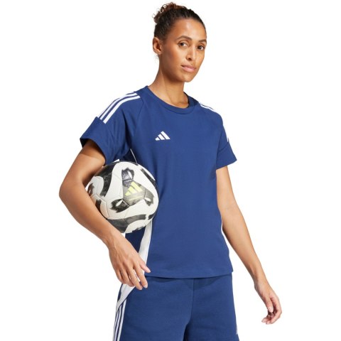 Koszulka damska adidas Tiro 24 Sweat niebiesko-biała IR9354 XL Adidas teamwear