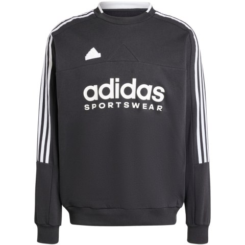 Bluza męska adidas House of Tiro Fleece czarno-biała IW0172 M Adidas