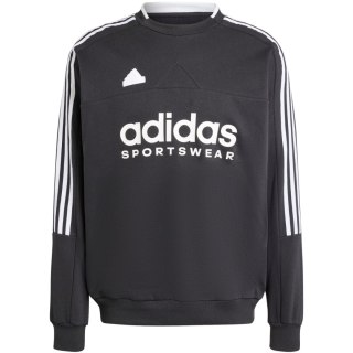 Bluza męska adidas House of Tiro Fleece czarno-biała IW0172 S Adidas