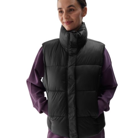 Kamizelka damska 4F F140 głęboka czerń 4FWAW24TVJAF140 20S XL 4F