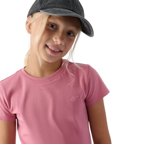 Koszulka dla dziewczynki 4F F1658 jasny róż 4FJWMM00TTSHF1658 56S 164cm 4F