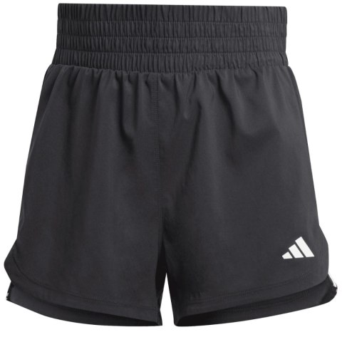 Spodenki damskie adidas Pacer Training 3-Stripes Woven High-Rise czarne IT7760 L 5" Adidas