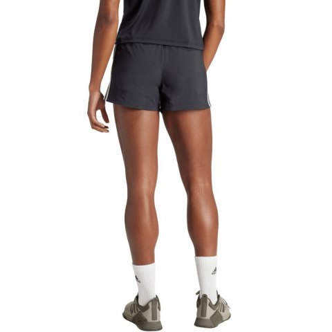 Spodenki damskie adidas Pacer Training 3-Stripes Woven High-Rise czarne IT7760 XL 5" Adidas