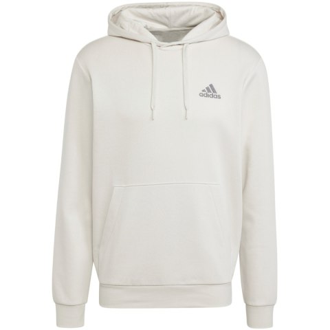 Bluza męska adidas Essentials Fleece Hoodie beżowa IZ4760 2XL Adidas