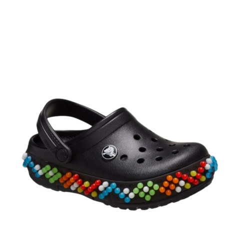 Chodaki dla dzieci Crocs Crocband Colorful Lights Clog czarne 210467 001 20-21 Crocs