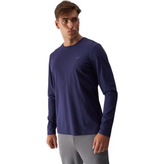 Koszulka męska Longsleeve 4F M375 granatowa 4FWMM00TLONM375 31S S 4F