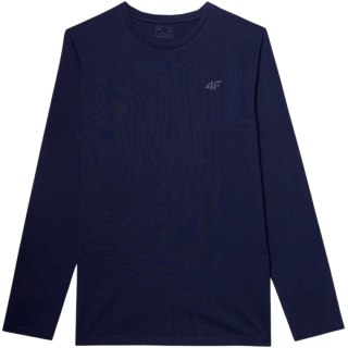 Koszulka męska Longsleeve 4F M375 granatowa 4FWMM00TLONM375 31S S 4F