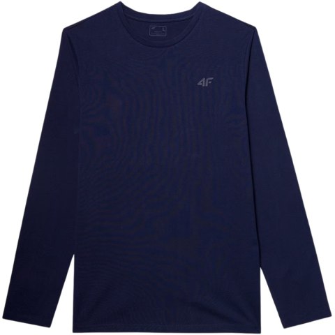 Koszulka męska Longsleeve 4F M375 granatowa 4FWMM00TLONM375 31S S 4F