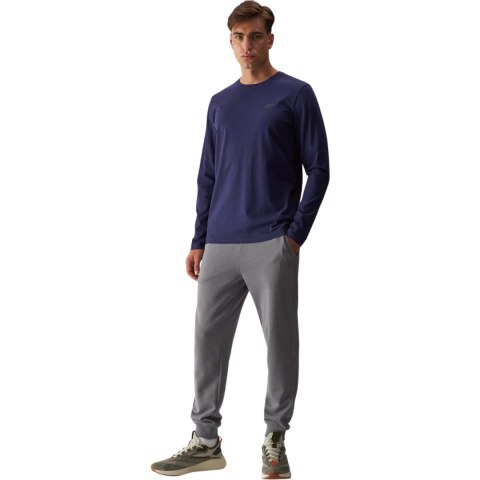 Koszulka męska Longsleeve 4F M375 granatowa 4FWMM00TLONM375 31S S 4F