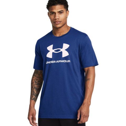 Koszulka męska Under Armour Sportstyle Logo ciemnoniebieska 1382911 432 XL Under Armour
