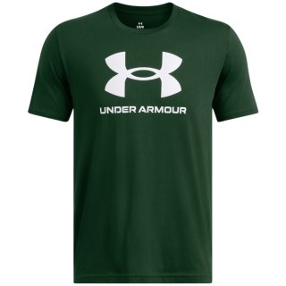 Koszulka męska Under Armour Sportstyle Logo zielona 1382911 301 XL Under Armour