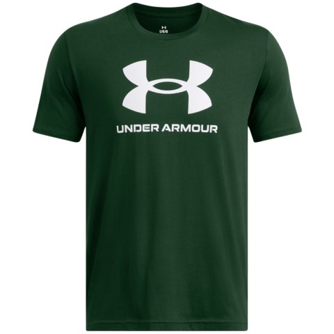 Koszulka męska Under Armour Sportstyle Logo zielona 1382911 301 M Under Armour