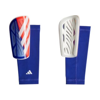 Ochraniacze piłkarskie adidas Tiro League niebiesko-pomarańczowo-białe IW3789 XL Adidas teamwear