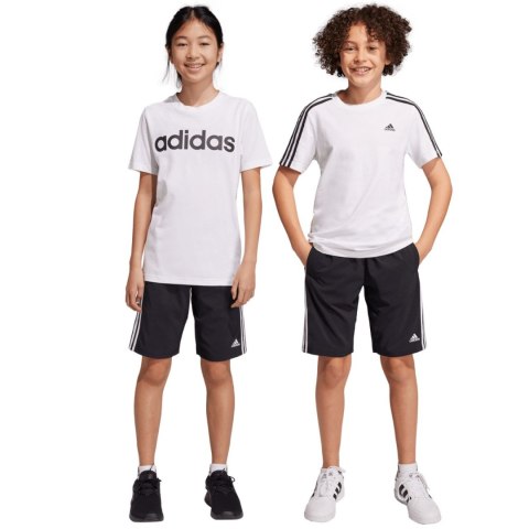 Spodenki dla dzieci adidas Essentials 3-Stripes Woven czarne HR6332 140cm Adidas