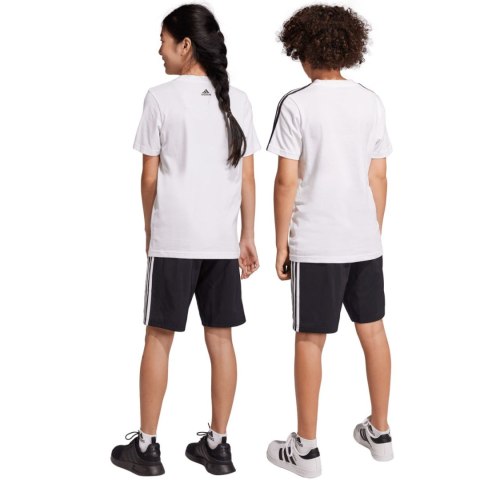 Spodenki dla dzieci adidas Essentials 3-Stripes Woven czarne HR6332 140cm Adidas