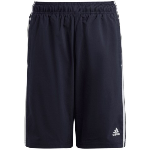 Spodenki dla dzieci adidas Essentials 3-Stripes Woven granatowe IC6822 152cm Adidas