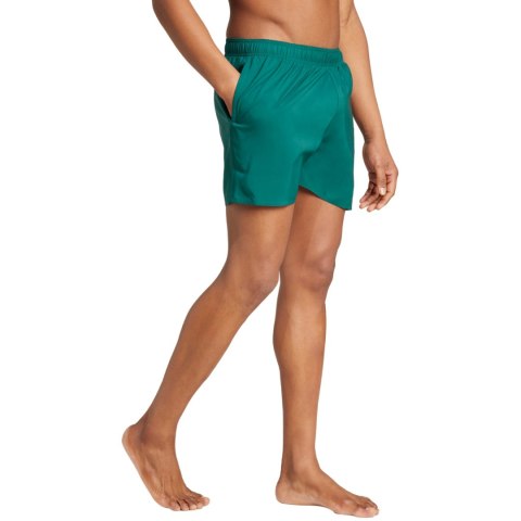 Spodenki kąpielowe męskie adidas Solid CLX Short-Length zielone IX7582 S Adidas