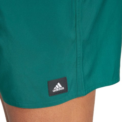 Spodenki kąpielowe męskie adidas Solid CLX Short-Length zielone IX7582 S Adidas