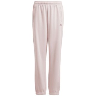 Spodnie dla dzieci adidas Essentials Small Logo Feel Cozy Fleece różowe JF8746 164cm Adidas
