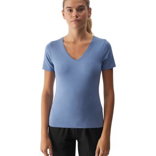 Koszulka damska 4F F1649 denim 4FWAW24TTSHF1649 32S S 4F