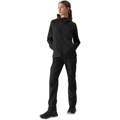 Kurtka damska softshell 4F F285 głęboka czerń 4FWAW24TSOFF285 20S XL 4F