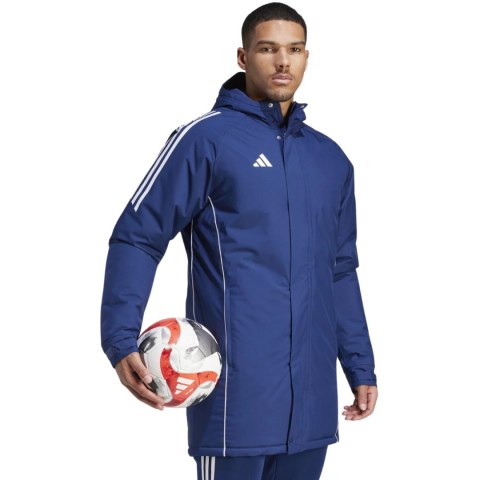 Kurtka męska adidas Tiro 24 Stadium Parka niebieska IR9495 S Adidas teamwear