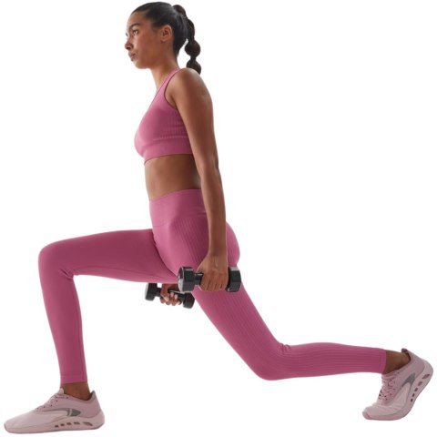 Legginsy damskie 4F F278 ciemny róż 4FWAW24TFTIF278 53S XS/S 4F
