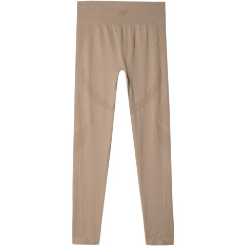 Legginsy termoaktywne damskie 4F F157 jasny brąz 4FWAW24USEAF157 82S M/L 4F