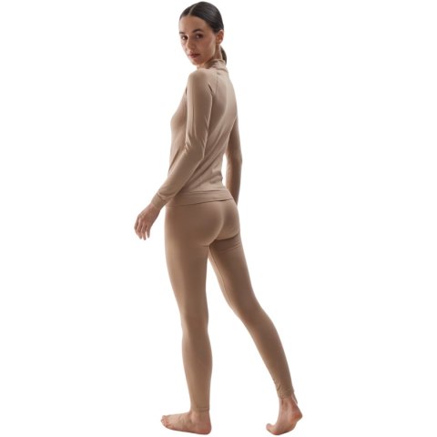 Legginsy termoaktywne damskie 4F F157 jasny brąz 4FWAW24USEAF157 82S M/L 4F