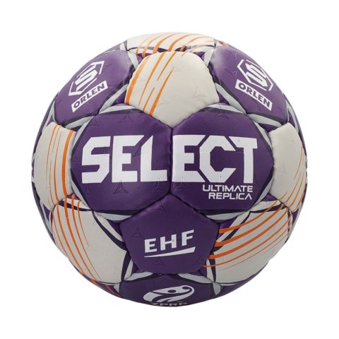 Piłka ręczna Select Ultimate Orlen Superliga 1 EHF Replica fioletowo-szara 13473 1 Select