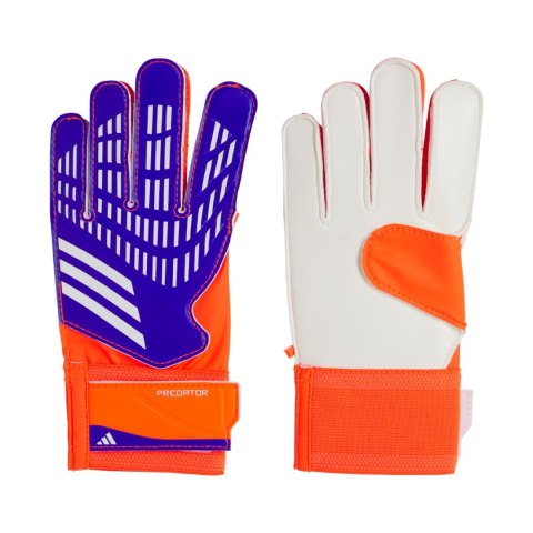 Rękawice bramkarskie dla dzieci adidas Predator Training Goalkeeper fioletowo-pomarańczowe IX3872 7 Adidas teamwear