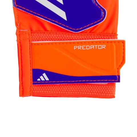 Rękawice bramkarskie dla dzieci adidas Predator Training Goalkeeper fioletowo-pomarańczowe IX3872 7 Adidas teamwear