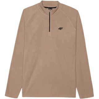 Bluza polarowa męska 4F M044 jasny brąz 4FWAW24UFLEM044 82S 2XL 4F